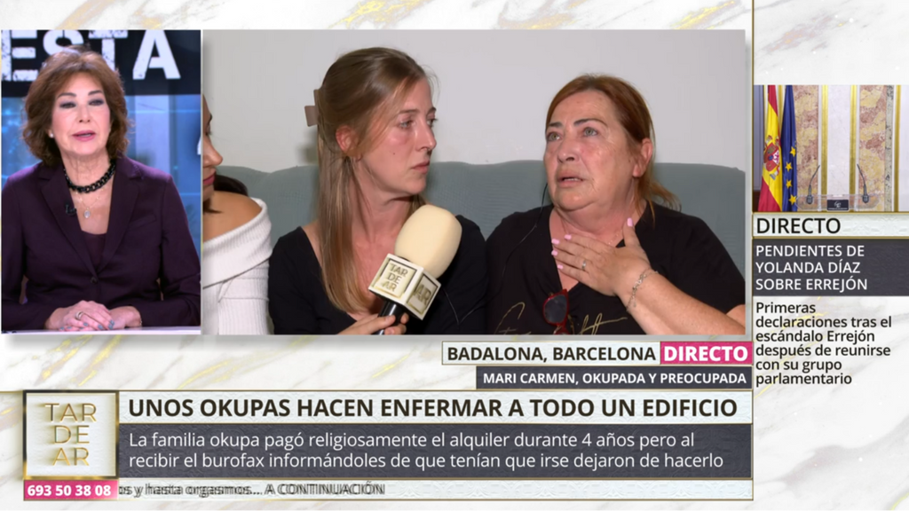 La desesperación de una madre y su hija al ser okupadas por su inquilina