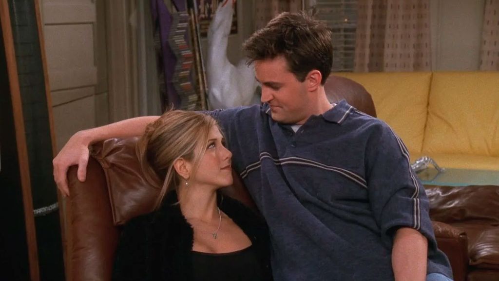 Jennifer Aniston y Matthew Perry en 'Friends'