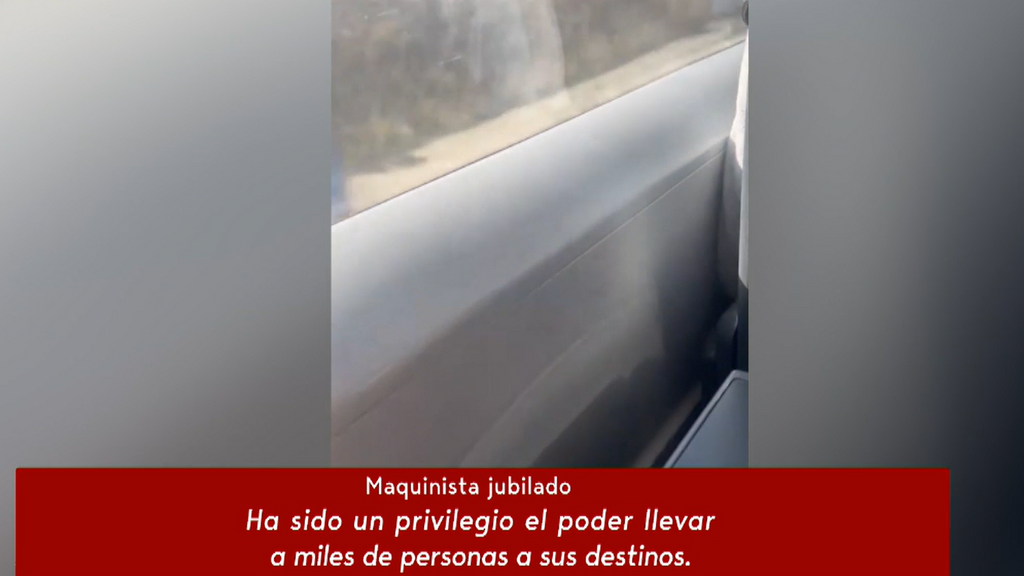 La inolvidable despedida de un maquinista al llegar su jubilación: "El tren no conecta solo ciudades"