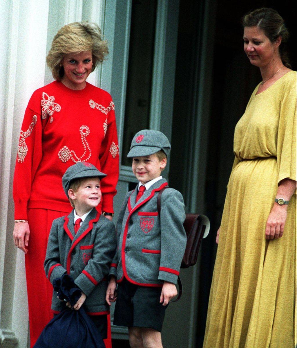 Lady Di, el príncipe Guillermo y Harry en una imagen de archivo.