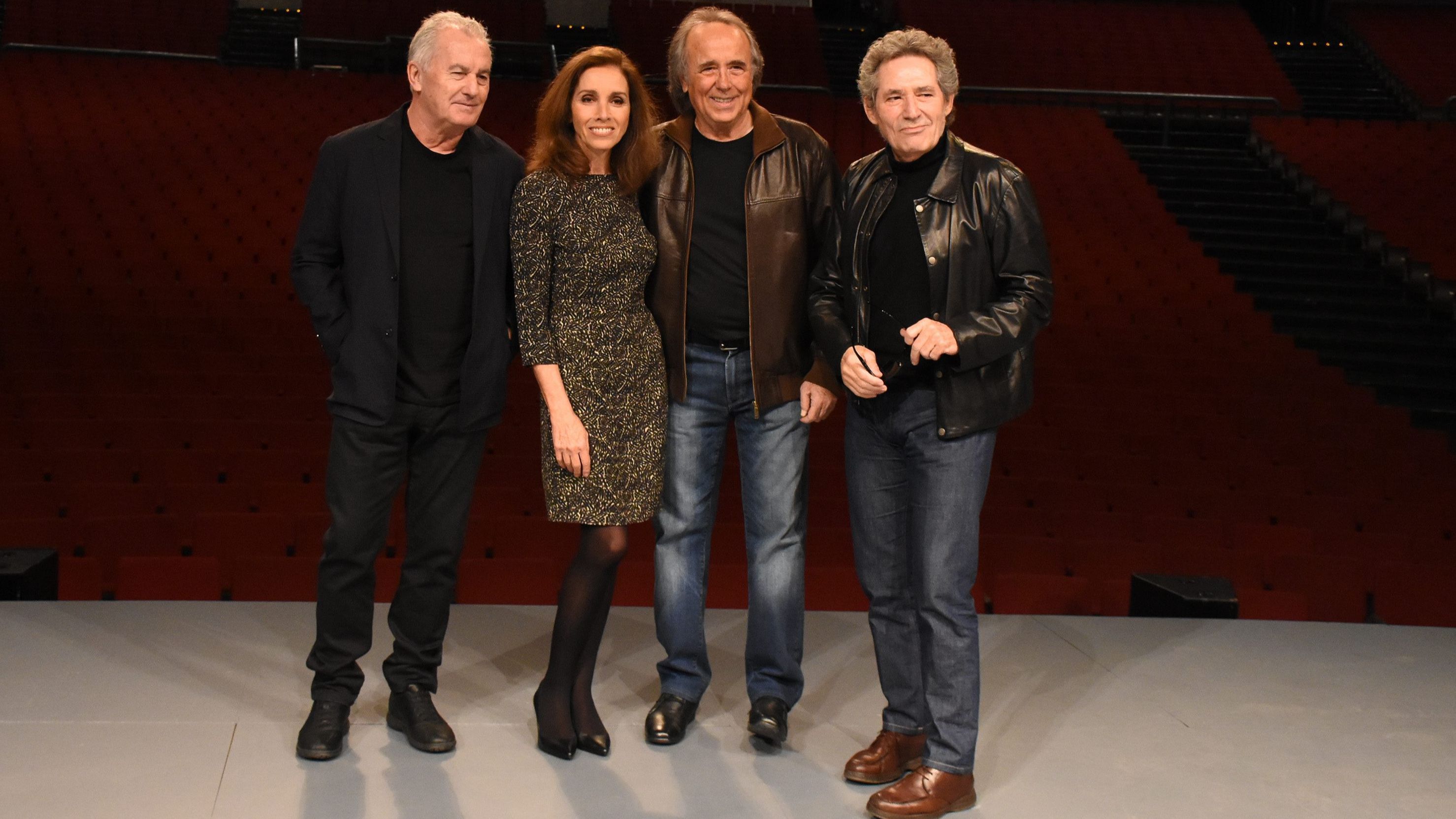 Víctor Manuel, Ana Belén, Joan Manuel Serrat y Miguel Ríos.