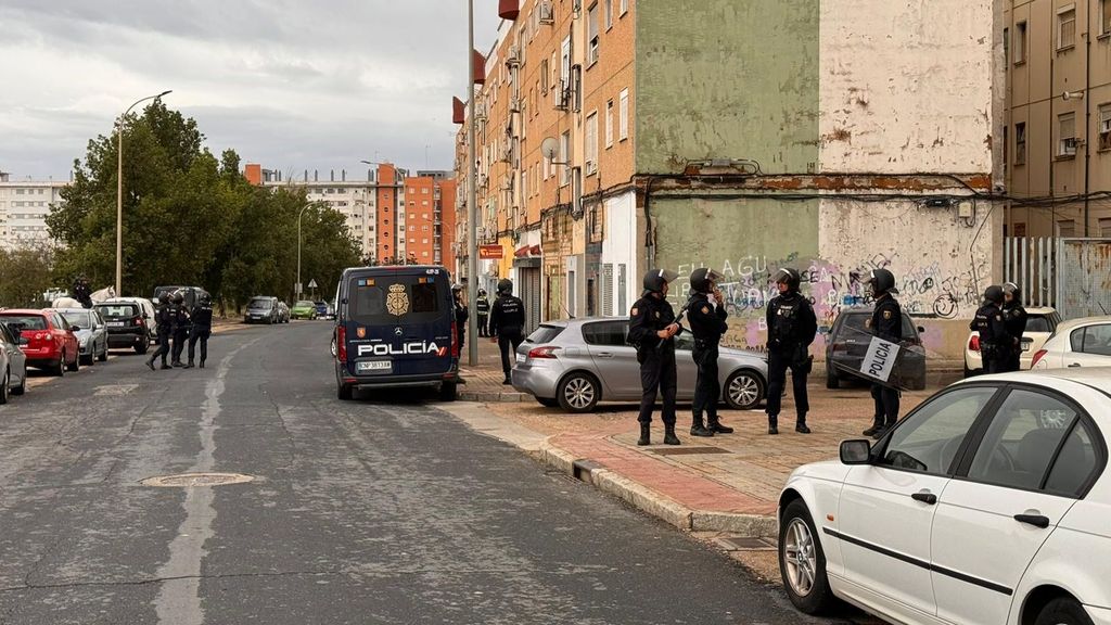 Agentes desplegado en El Torrejón