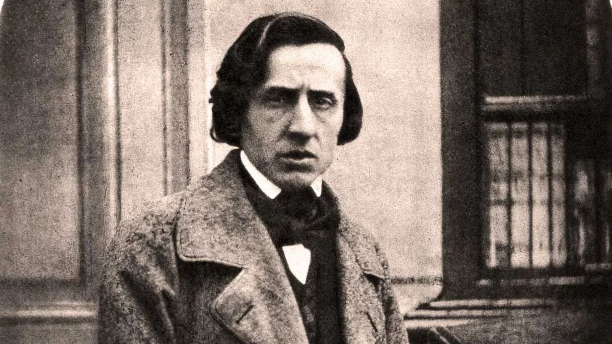 Frederic Chopin. Fotografía descubierta en 2017 y tomada hacia 1847, en París, en el estudio de Louis-Auguste Bisson.