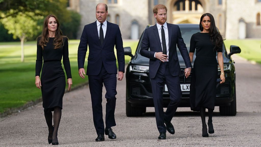 Harry, Meghan, Kate y Guillermo