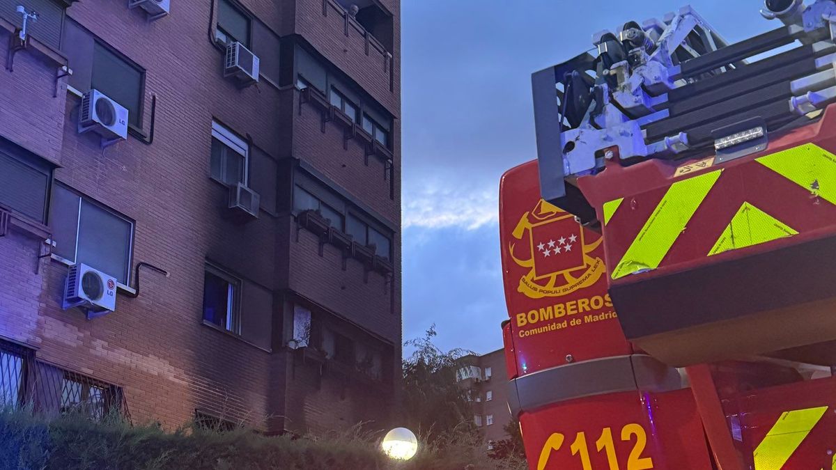 Incendio en un edificio de 12 plantas de Colada