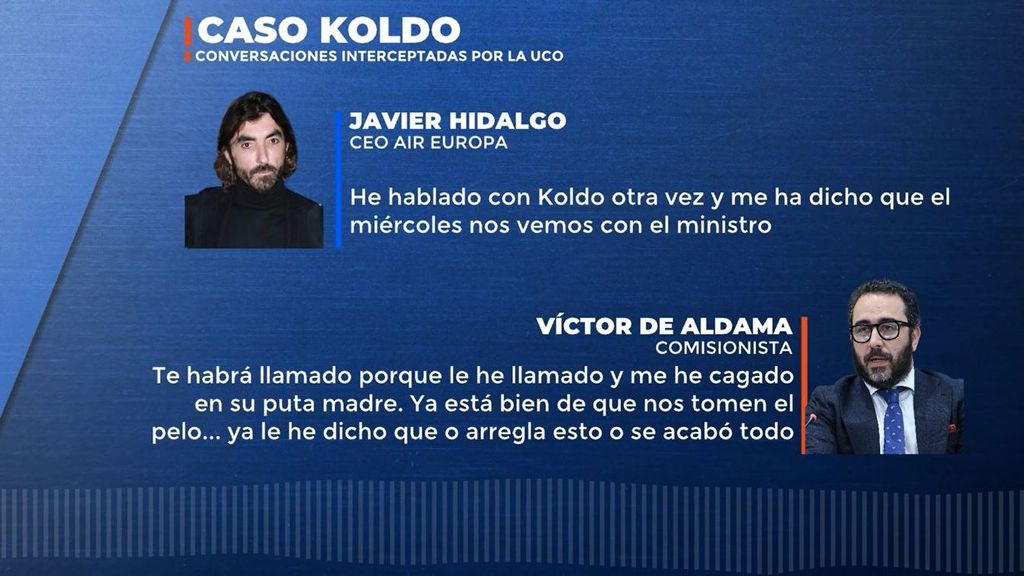 Los audios de Aldama en plenas negociaciones sobre el rescate de Air Europa: "Ya le he dicho a Koldo que arregla esto o se ha acabado todo"