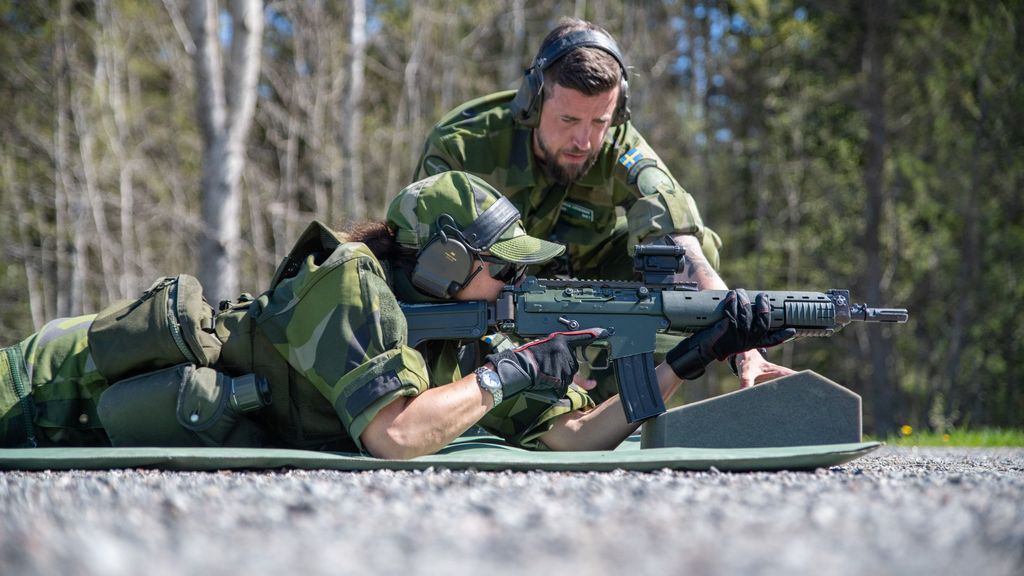 Victoria de Suecia, en unos entrenamientos en Estocolmo