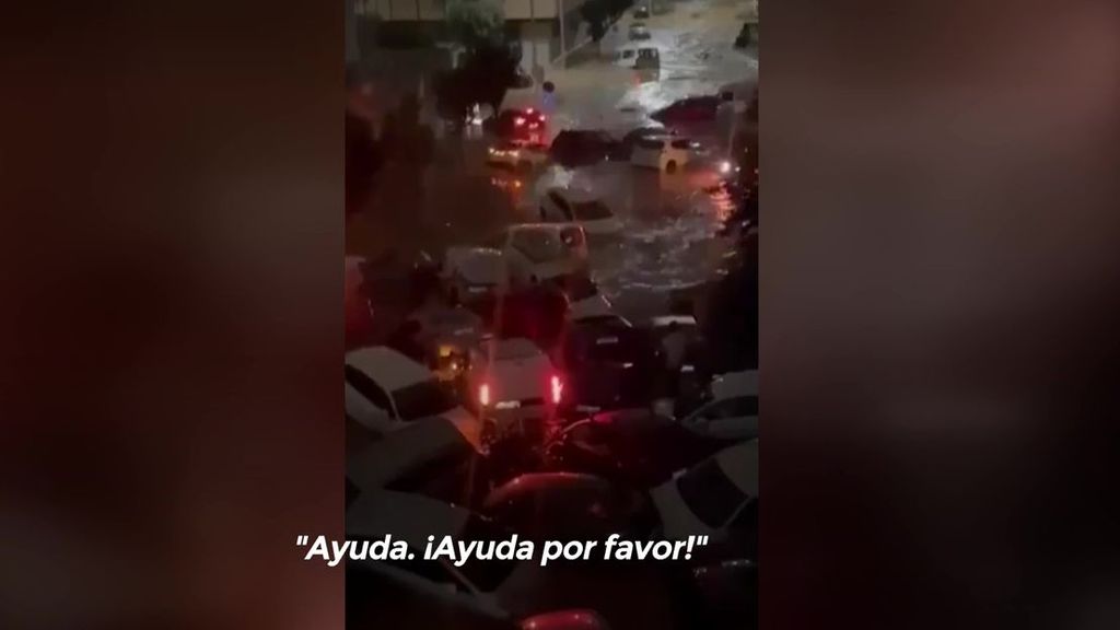 "¡Ayuda, ayuda, por favor!", gritos en Albacete de personas atrapadas por las inundaciones