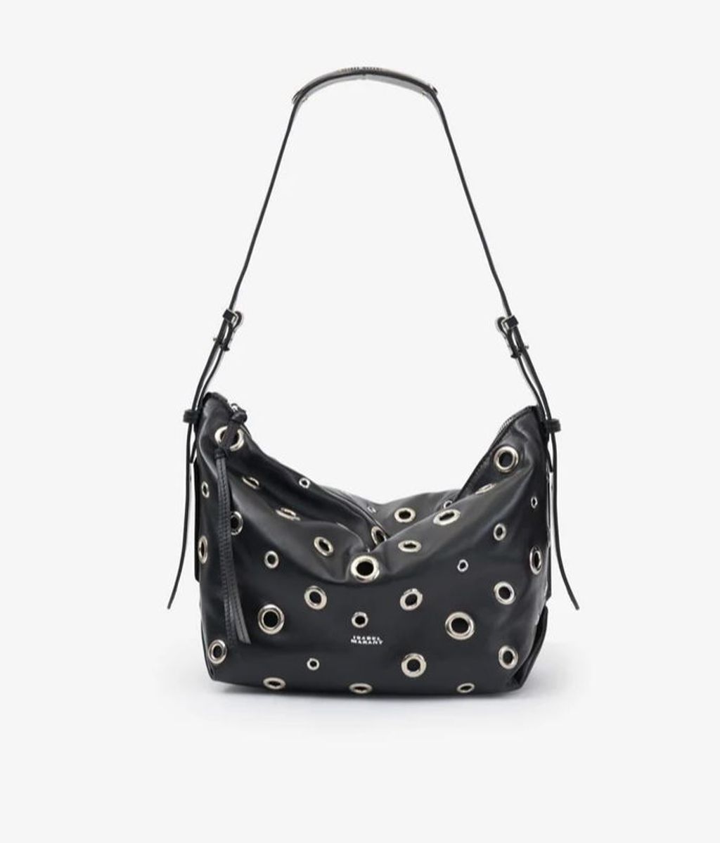 Bolso de tachuelas negro de Isabel Marant