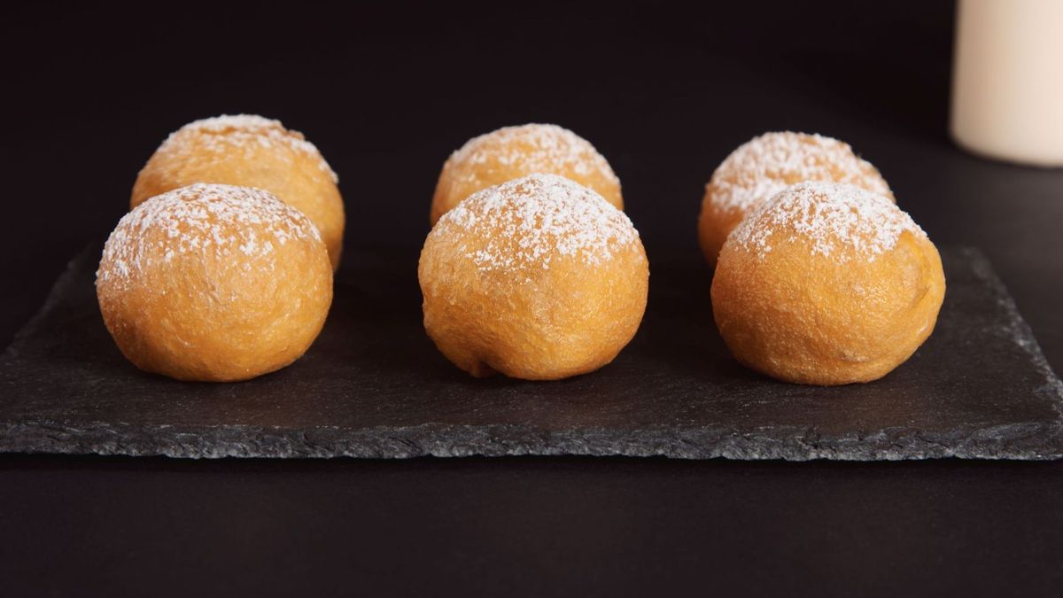 Buñuelos de Pan y Cacao