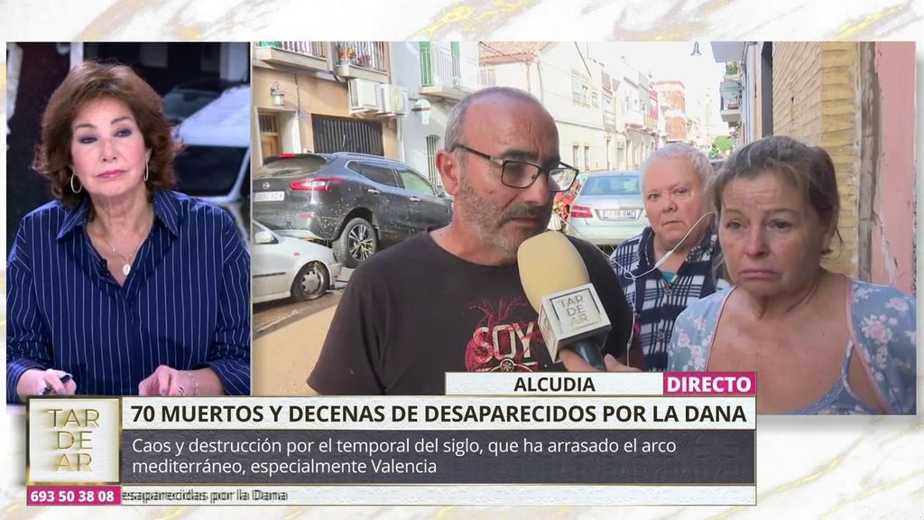 El desolador testimonio de varios vecinos de Alcudia en 'TardeAR': "Hemos perdido todo, solo tenemos lo puesto"