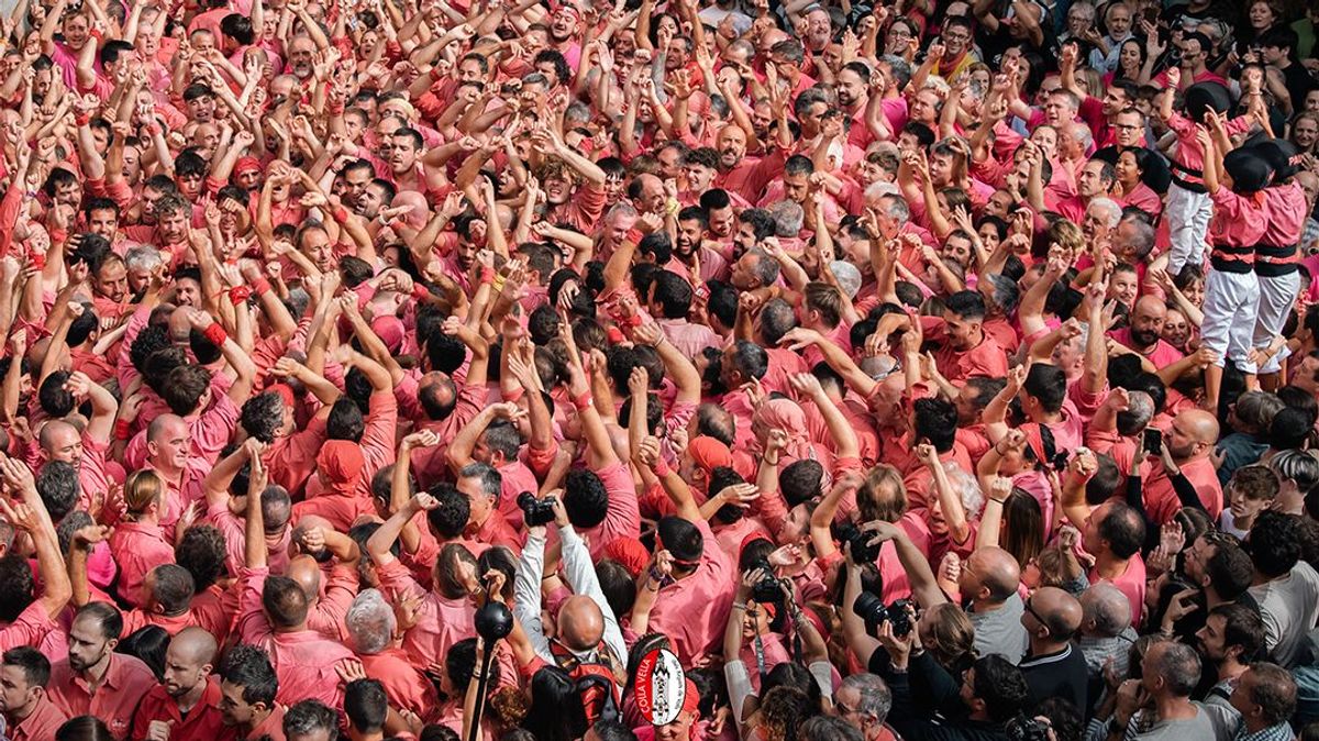 La colla Vella dels Xiquets de Valls