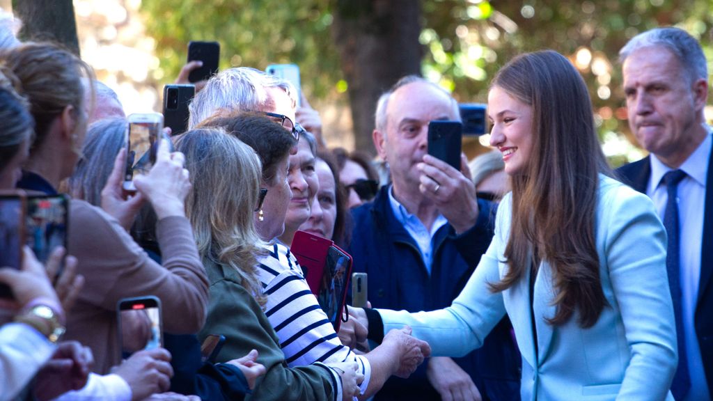 La princesa Leonor el pasado 24 de octubre.