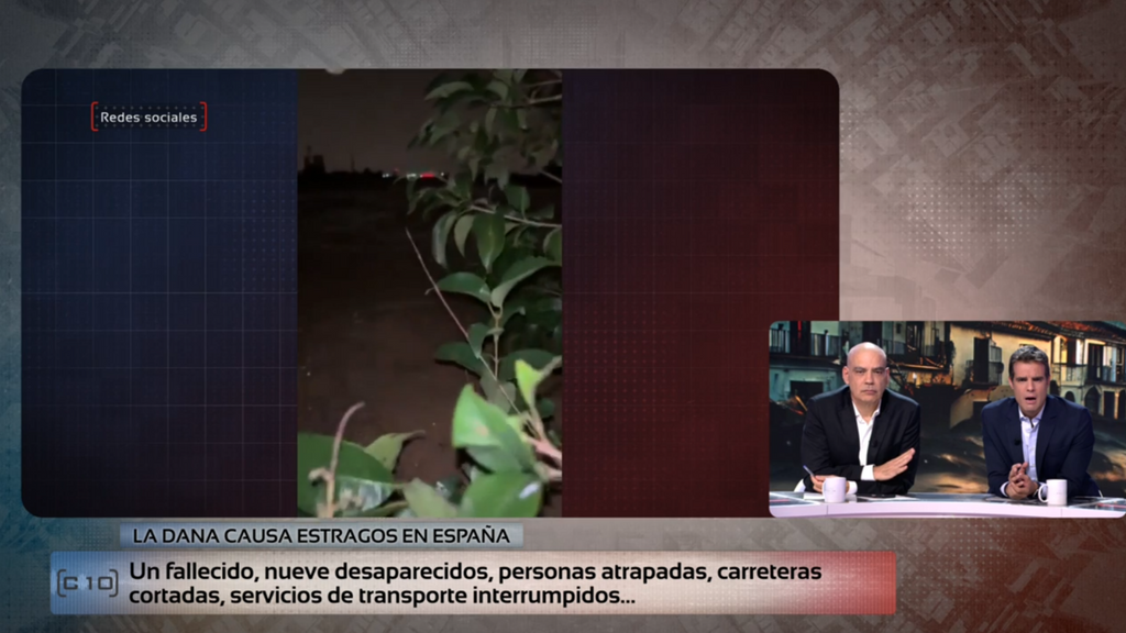 Las angustiosas imágenes de una mujer rodeada de agua por las inundaciones: "La planta me está ayudando a cogerme"