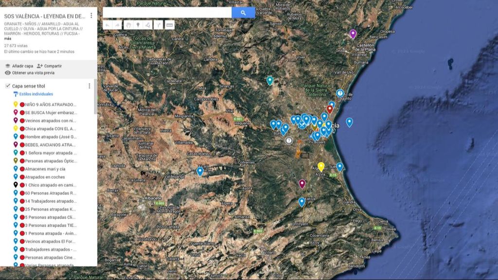 El teléfono de Emergencias se saturó y los afectados comenzaron a pedir ayuda por redes