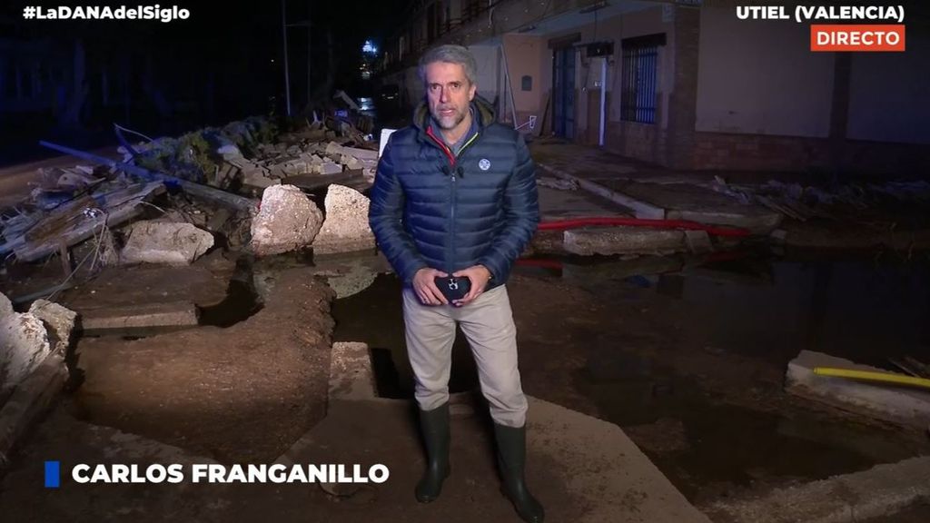 Carlos Franganillo, desde Utiel, la localidad más afectada por la DANA