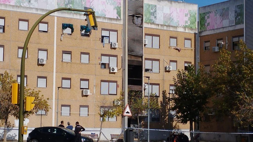 El edificio afectado en una imagen de archivo que corresponde al anterior incendio