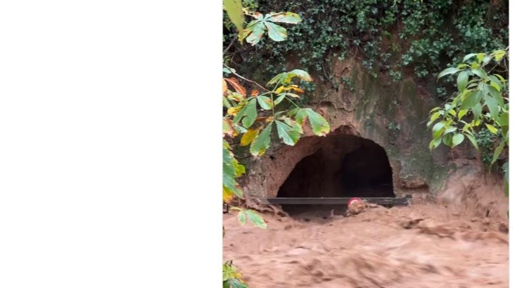 El Monasterio de Piedra, inundado por la DANA