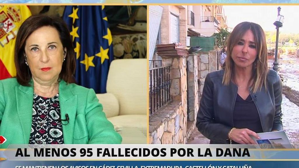 La ministra de Defensa, sobre las críticas por la gestión de la DANA: "Cada uno sabe bien lo que ha hecho y puede hacer autocrítica"