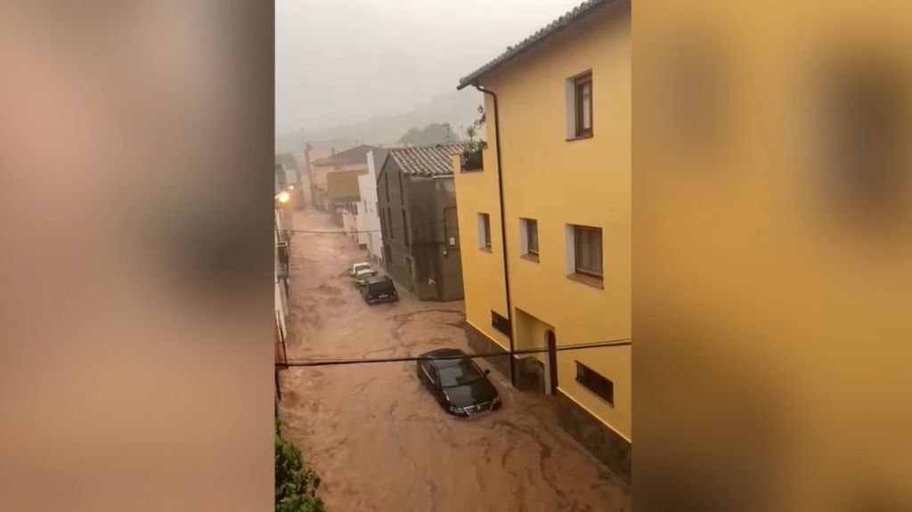 Alerta roja en Tirig, Castellón: solo esta mañana han llovido más de 200 litros por metro cuadrado