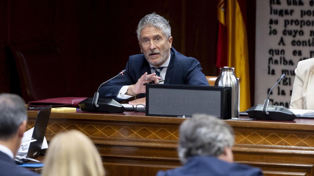 El ministro del Interior, Fernando Grande-Marlaska, comparece en la Comisión de Investigación sobre el ‘caso Koldo’ en el Senado