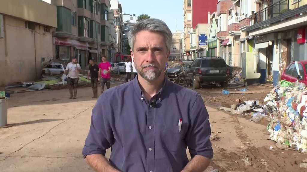 El SOS de Carlos Franganillo desde Paiporta, epicentro de la DANA: "La desesperación es total, faltan comida y agua"