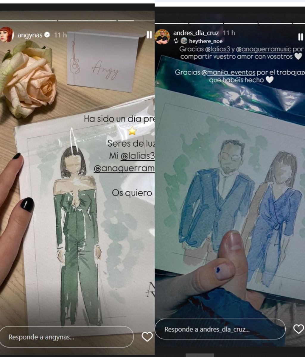 Los regalos de la boda de Ana Guerra y Víctor Elías