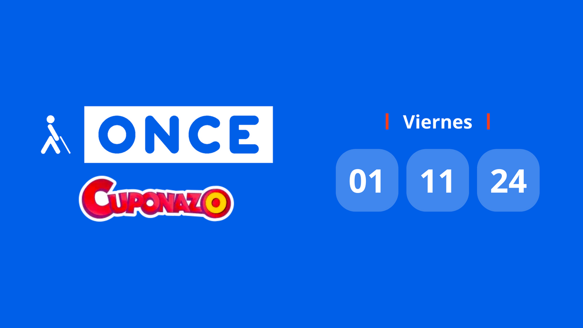 Resultado Cuponazo de la ONCE: comprobar número premiado hoy viernes 1 de noviembre de 2024