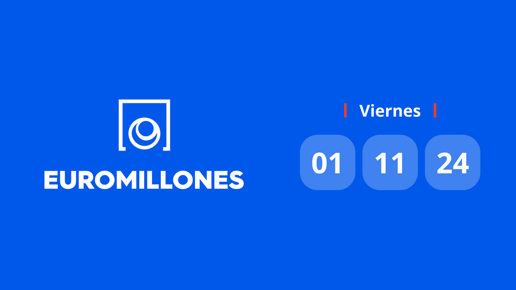 Resultado Euromillones: comprobar número premiado hoy viernes 1 de noviembre de 2024