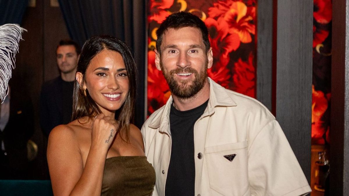 Leo Messi y Antonela Roccuzzo