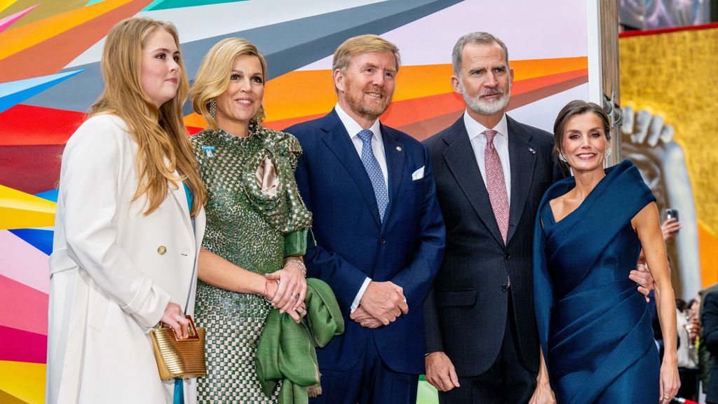 Los reyes Máxima y Guillermo de Holanda junto a Letizia y Felipe