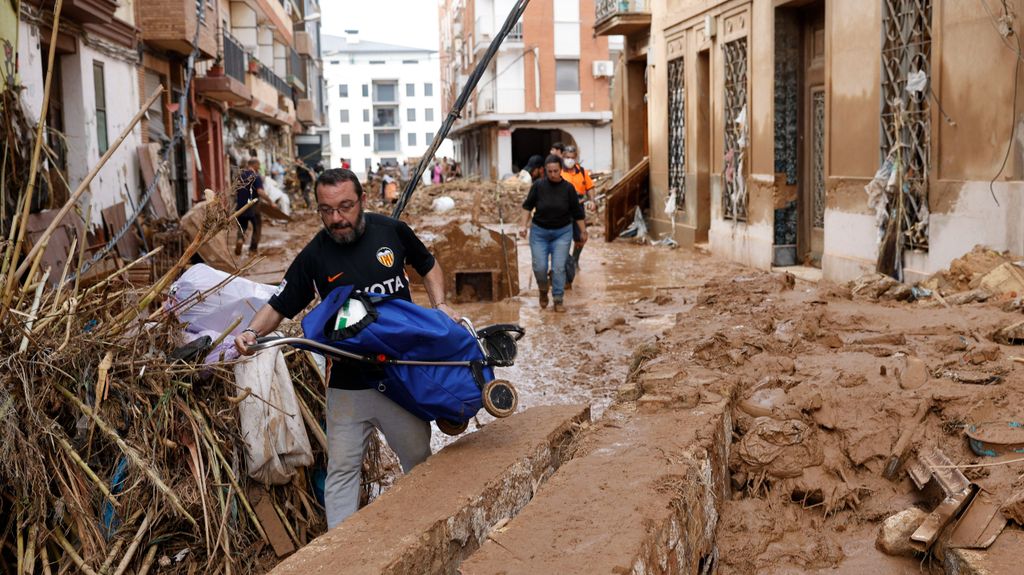 Situación en Paiporta tras el paso de la DANA