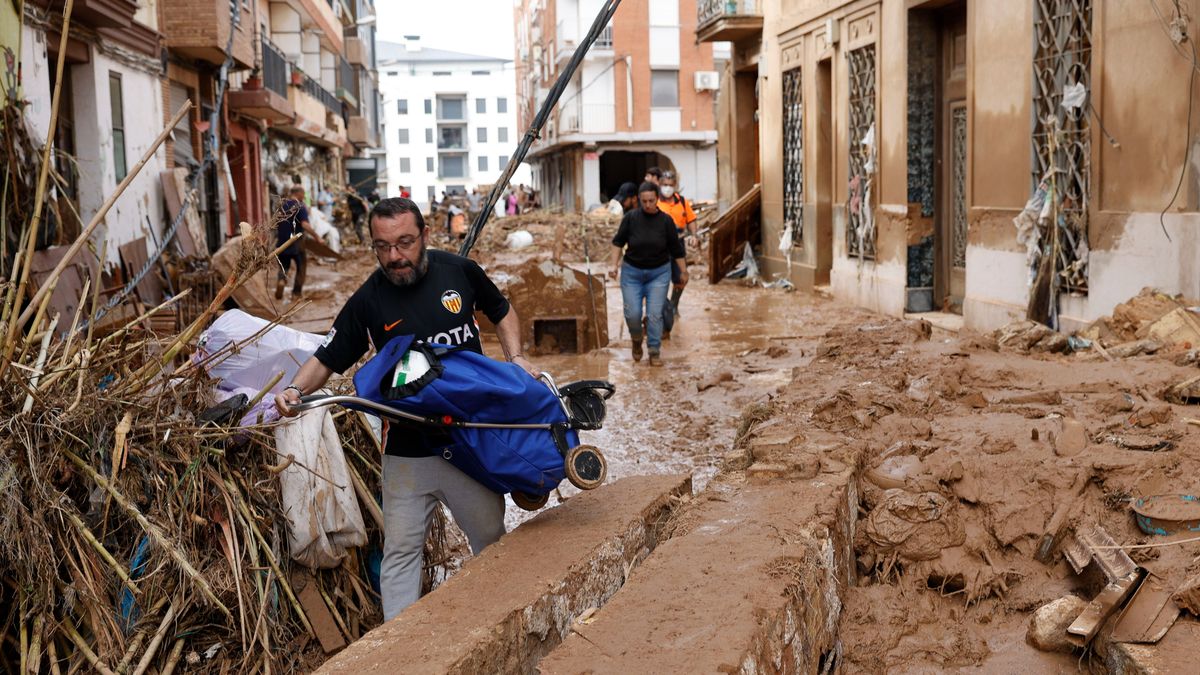 Situación en Paiporta tras el paso de la DANA