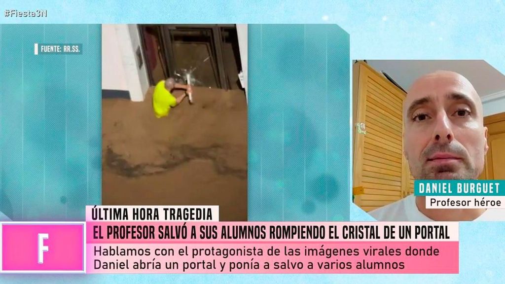 Daniel Burguet, el profesor que salvó la vida de sus alumnos durante una inundación: "Los nenes estaban llorando" Fiesta 2024 Top Vídeos 339