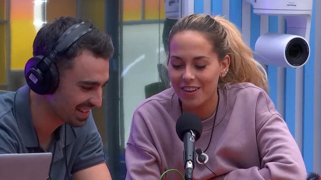 Jorge y Violeta en la radio de GH