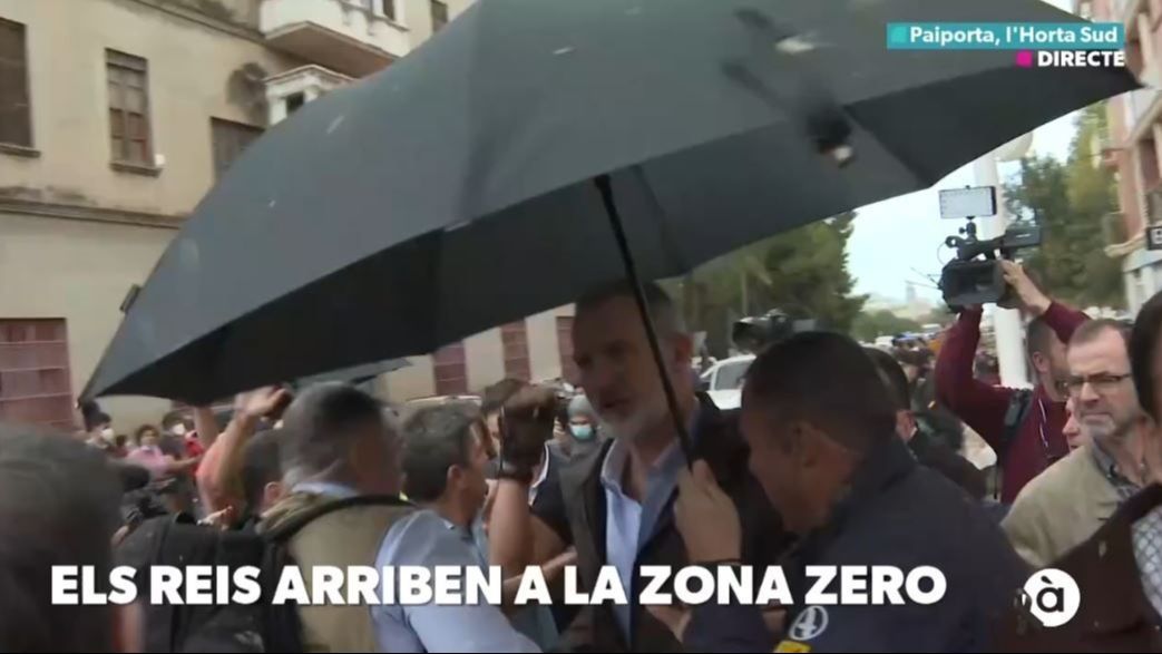 Los reyes en Paiporta