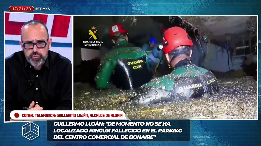 Guillermo Luján, alcalde de Aldaia, sobre el parking de Bonaire: "No llegaban a 100 vehículos los que se quedaron la trágica noche"