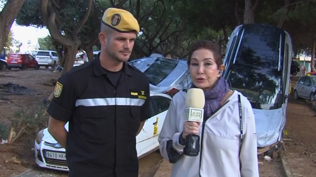 Antonio Diosdado, cabo primero de la UME, sobre la situación en el parking de Bonaire: "Vamos a seguir rastreando hasta la última esquina"