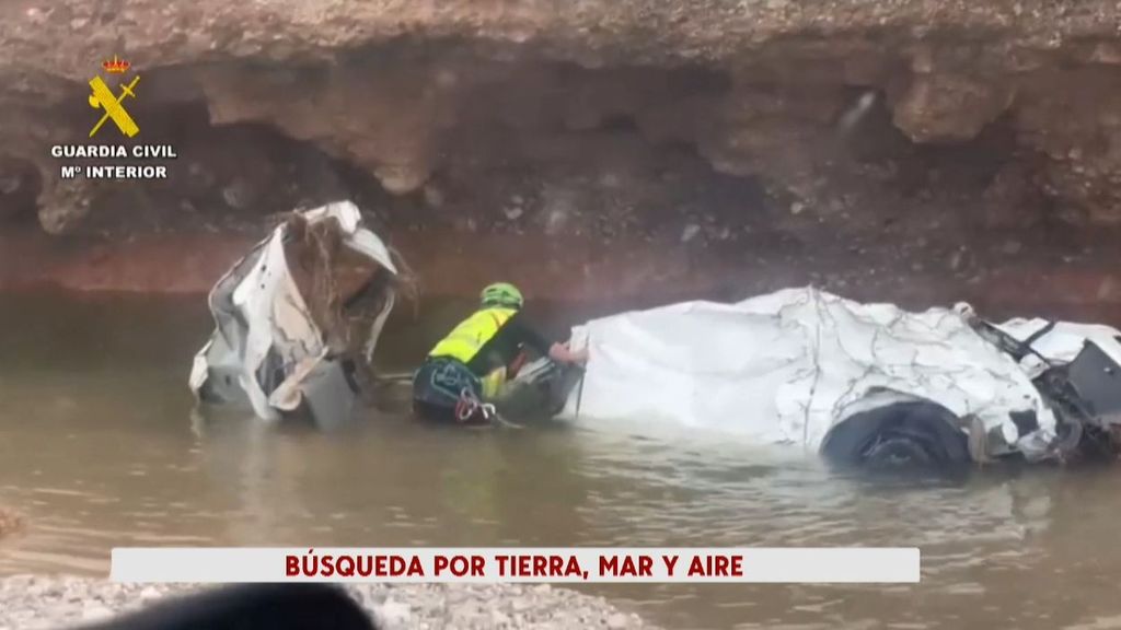 Búsqueda por tierra, mar y aire de desaparecidos tras la DANA