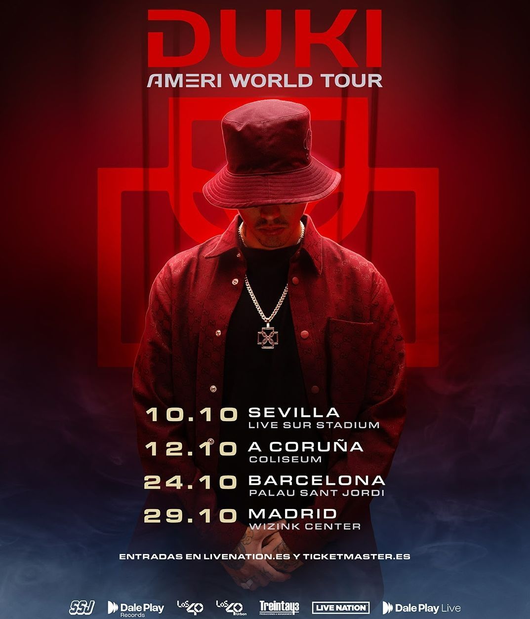 Cartel de la gira de Duki