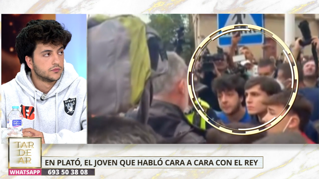 El joven que habló con el rey en Paiporta desmiente que pertenezca a la ultraderecha: "Se está politizando todo"