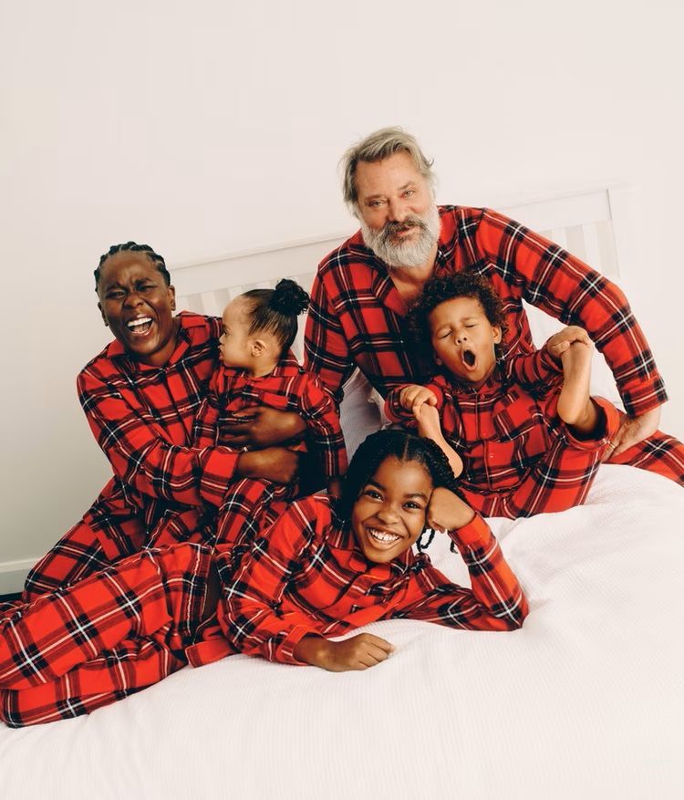 Pijama navideño de cuadros de Primark
