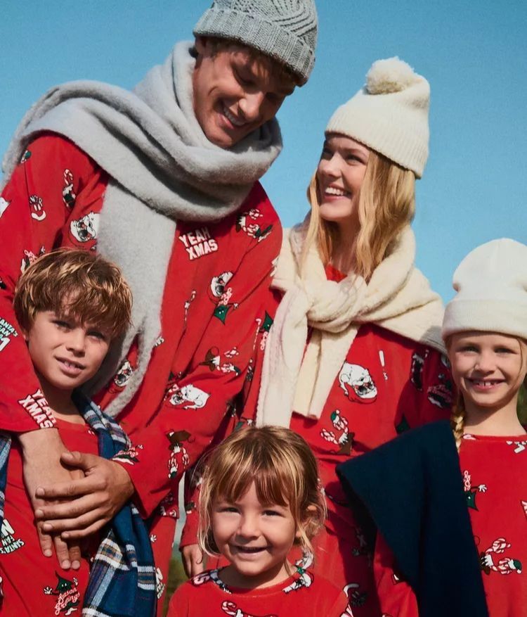 Pijama navideño de Lefties