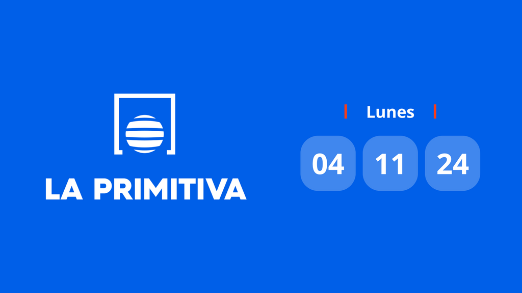 Resultado Primitiva: comprobar número premiado hoy lunes 4 de noviembre de 2024