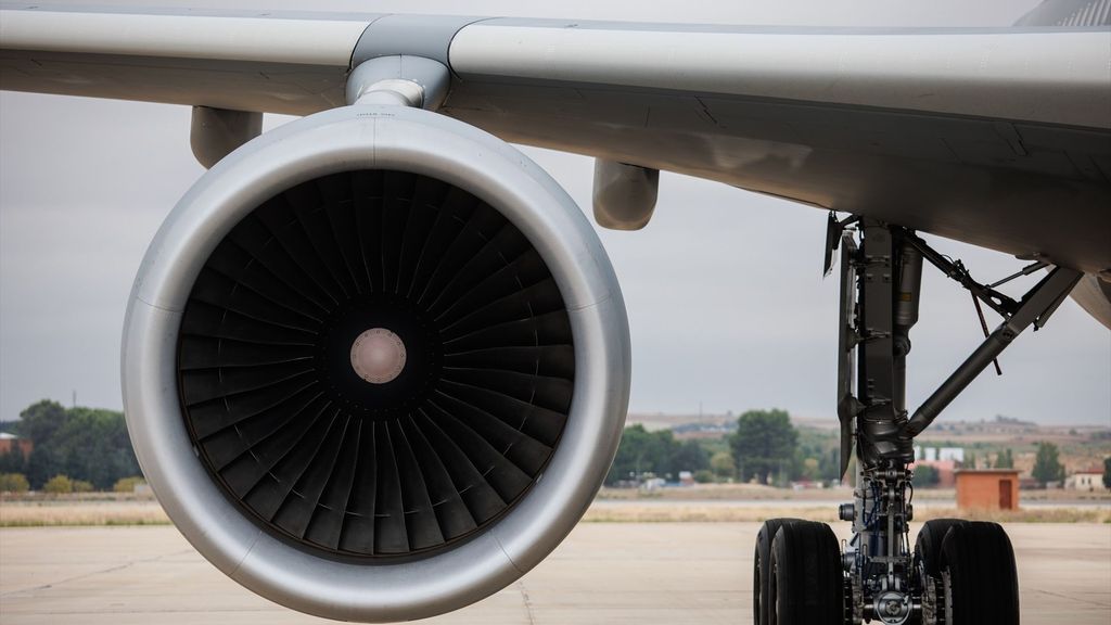 Turbina de un Airbus A330