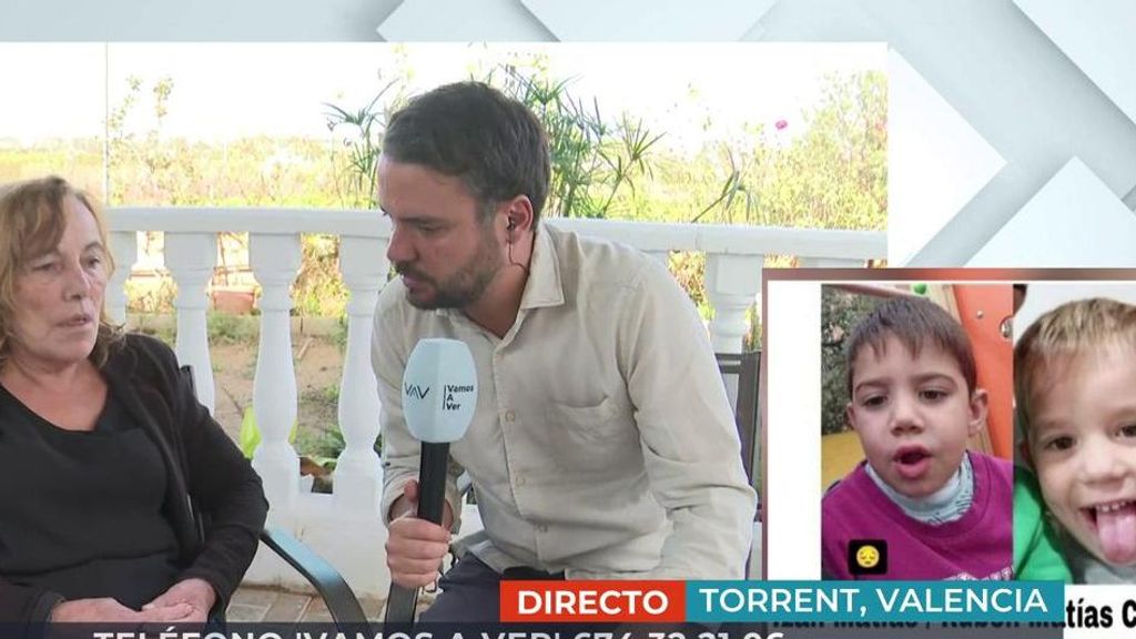 Abuela de Rubén e Izan, los hermanos de 3 y 5 años desaparecidos tras la DANA: "No hemos tenido ayuda. Son unos sinvergüenzas"