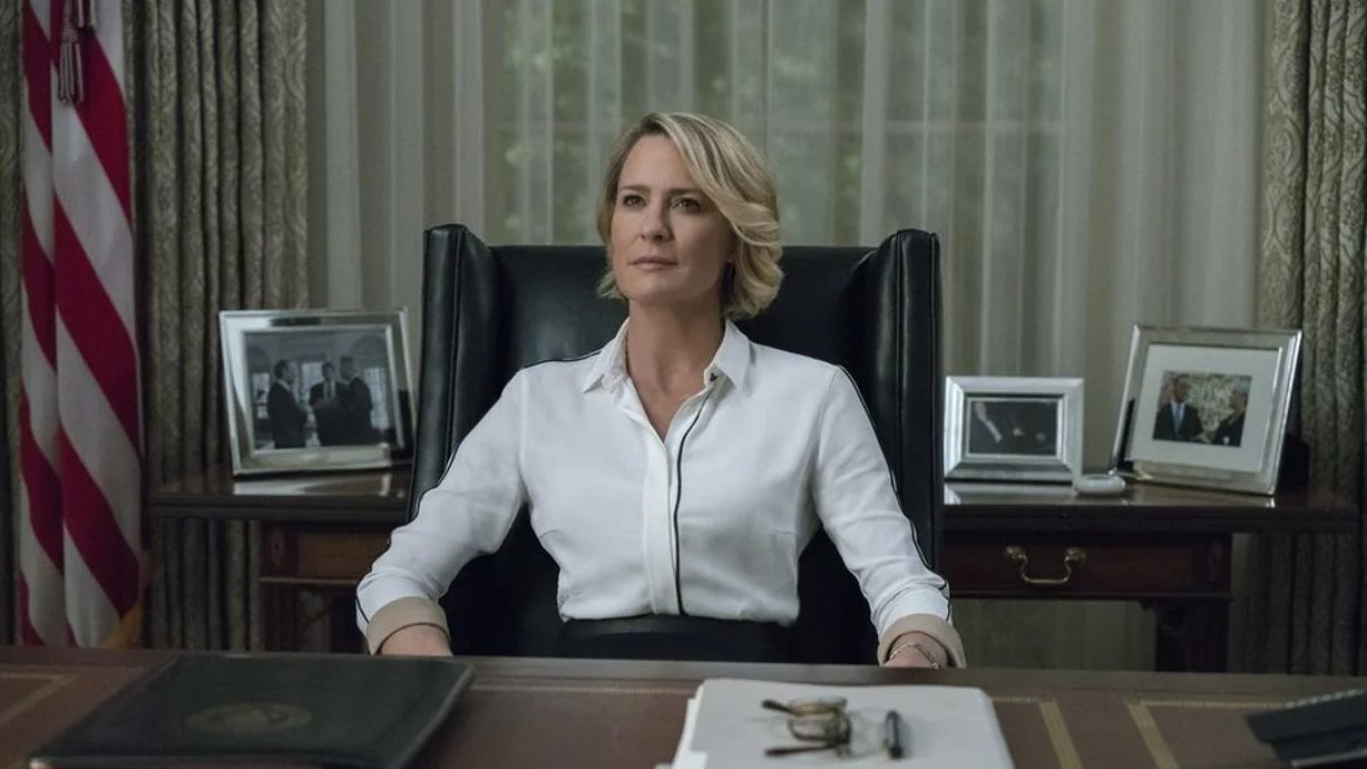 Claire Underwood / Robin Wrigth, tomando el mando