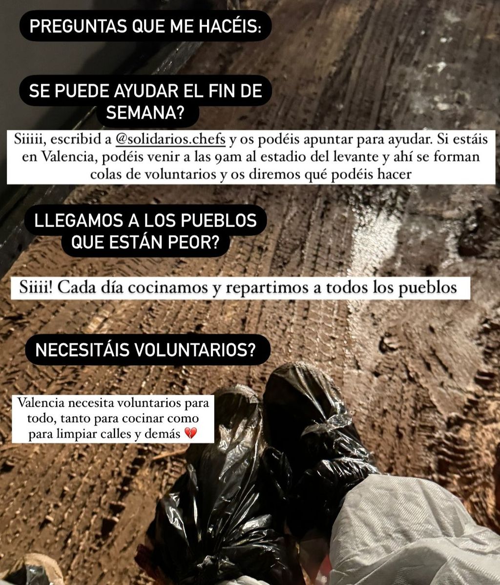 La actriz y chef habla del voluntariado