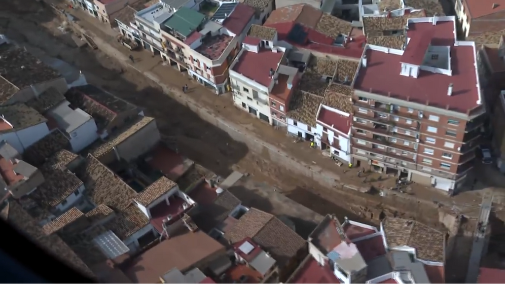 Manu Marlasca registra los estragos de la DANA desde el cielo