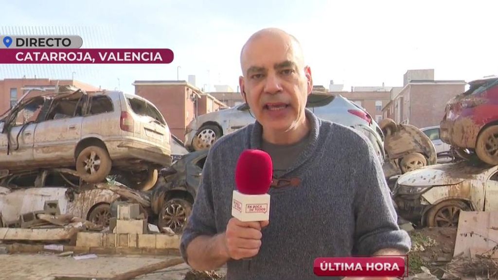 Nacho Abad visita la zona cero de la DANA: "La sensación es de dolor y tristeza por la destrucción"